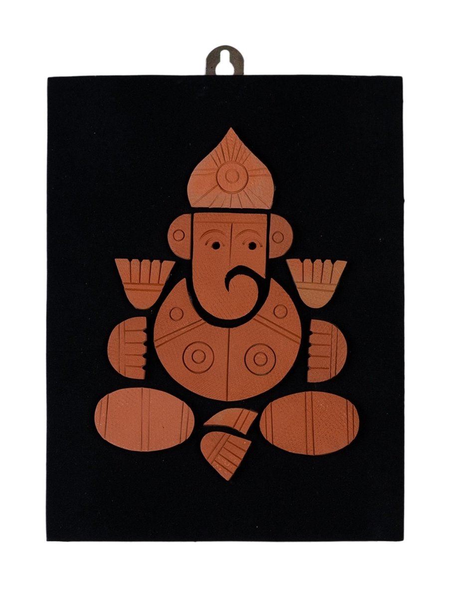 Terracotta Ganesh: Artisan Home Decor Elegance and Serenity - Sowpeace - Terracotta Ganesh: Artisan Home Decor Elegance and Serenity - Terr - WART - SANJ - GNSH - Sowpeace