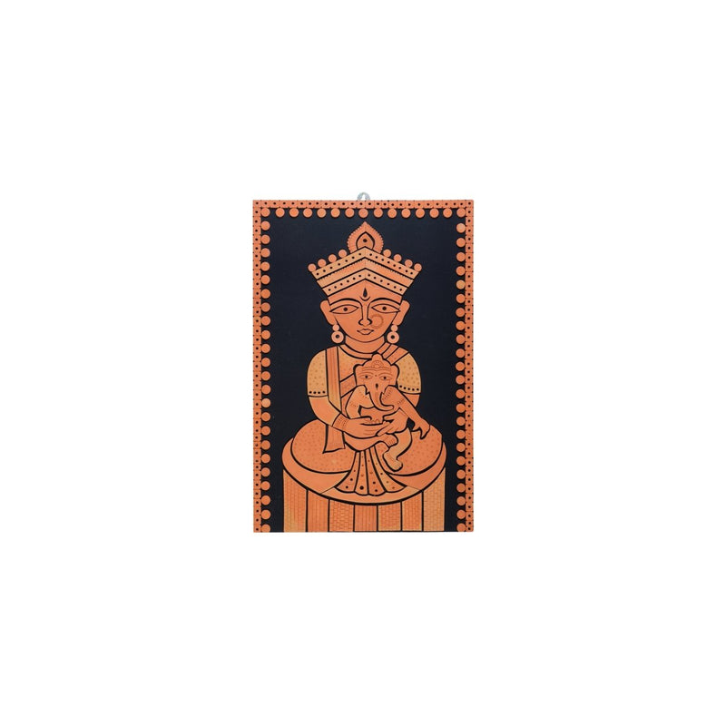 Terracotta Ganesh Janani: Artisan Wall Decor for Home Bliss – view 7