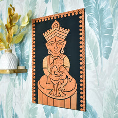 Terracotta Ganesh Janani: Artisan Wall Decor for Home Bliss - Additional View
