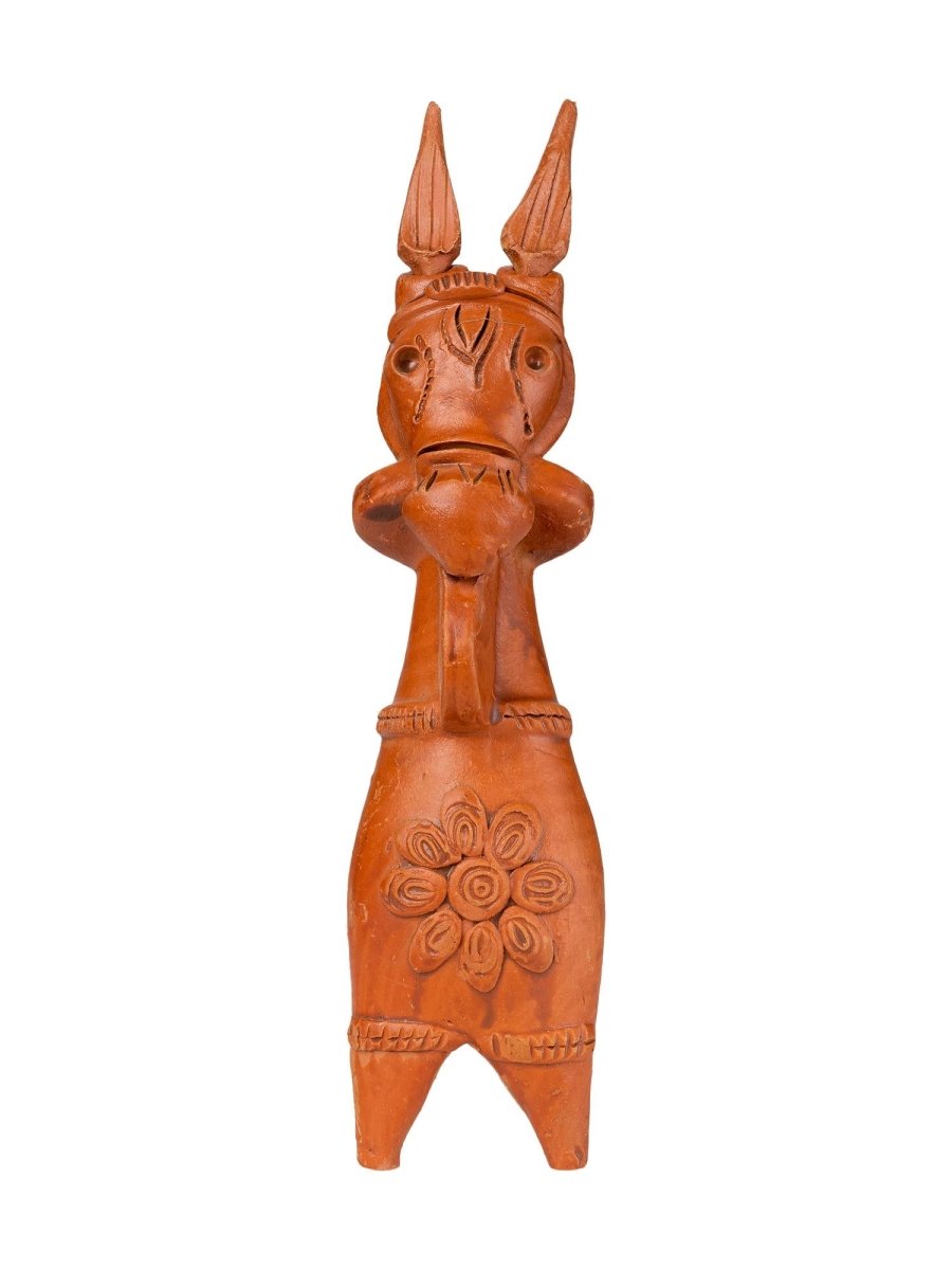 Terracotta Horse: Artisan - Made Tabletop Home Decor Accent - Sowpeace - Terracotta Horse: Artisan - Made Tabletop Home Decor Accent - Terr - Terr - TT - TH - Sowpeace