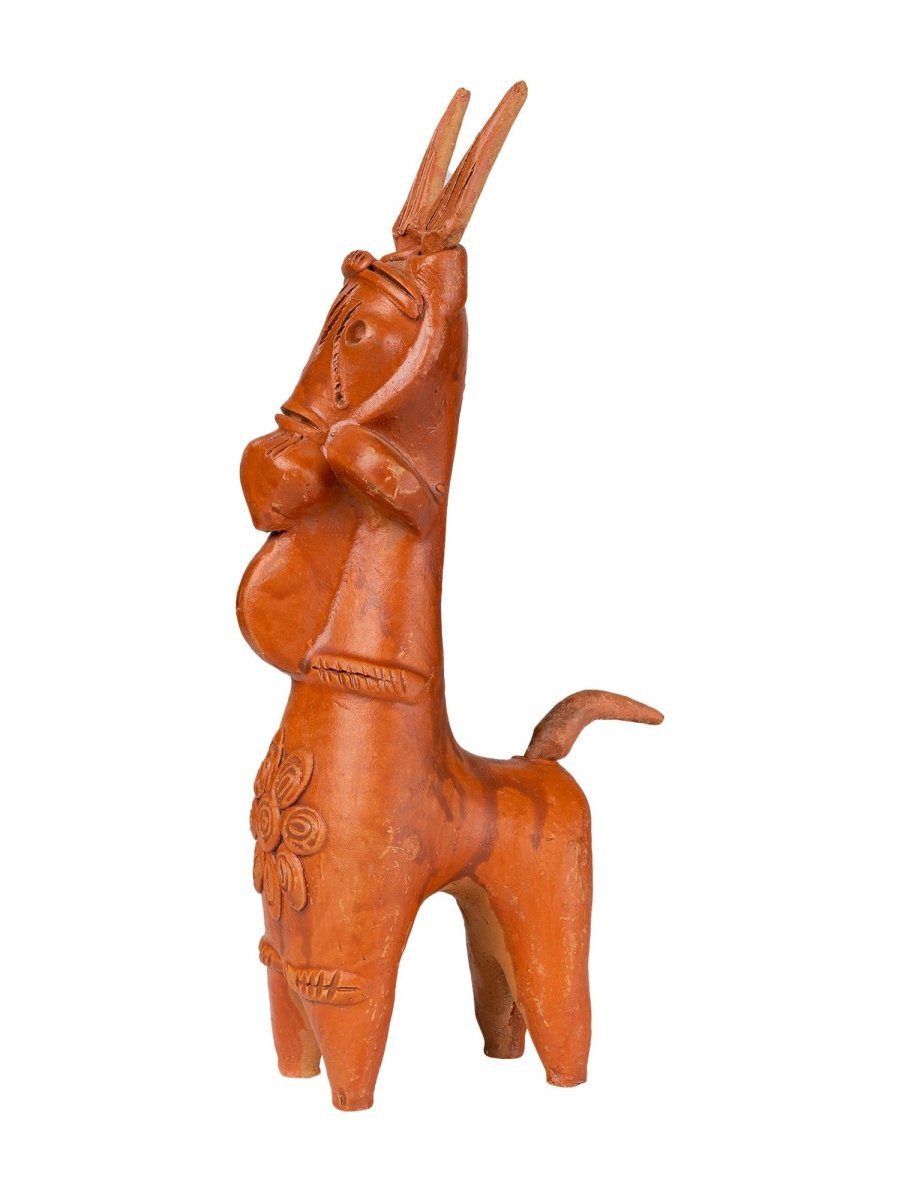 Terracotta Horse: Artisan - Made Tabletop Home Decor Accent - Sowpeace - Terracotta Horse: Artisan - Made Tabletop Home Decor Accent - Terr - Terr - TT - TH - Sowpeace