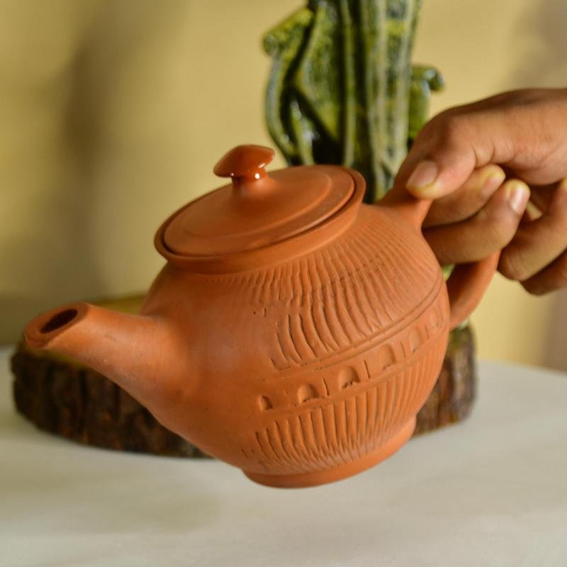 Terracotta Kettle: Artisan Charm for Home and Kitchen - Utensils - Sowpeace - kettles - Kitchen ware