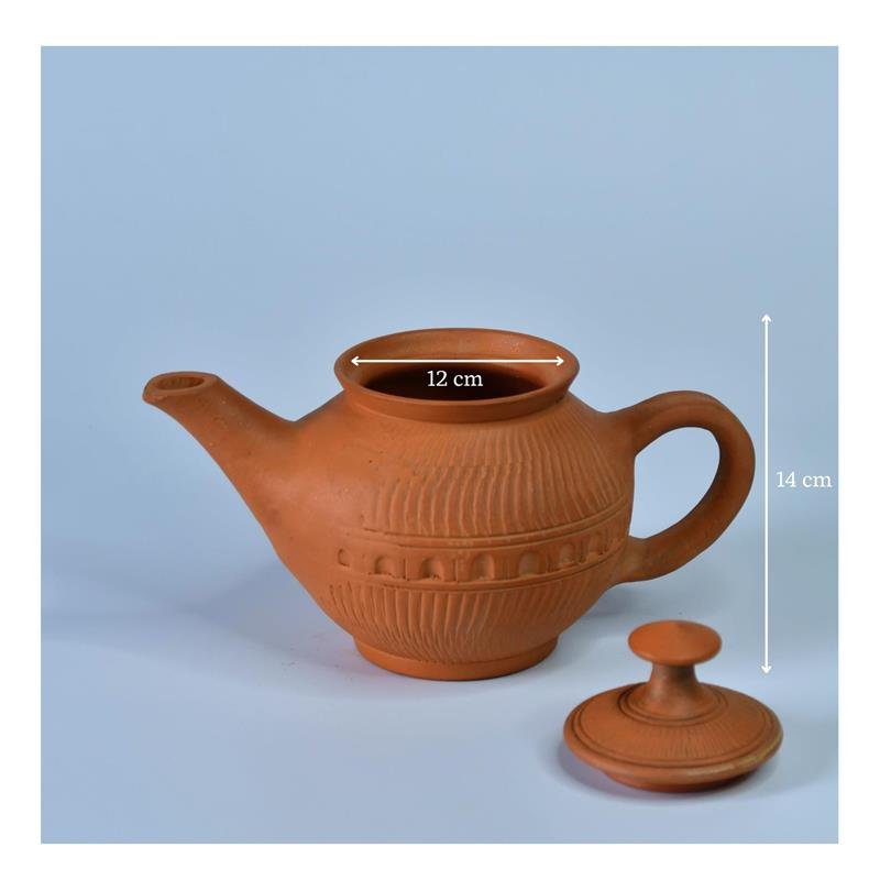 Terracotta Kettle: Artisan Charm for Home and Kitchen