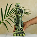 Terracotta Lady with Deer: Artisan Tabletop Home Decor - terracotta tabletop - Sowpeace - New Arrivals - Tabletop