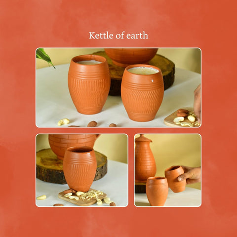 Vastu Principles for Terracotta Lassi Mug Set: Artisanal Elegance, Functional Design.