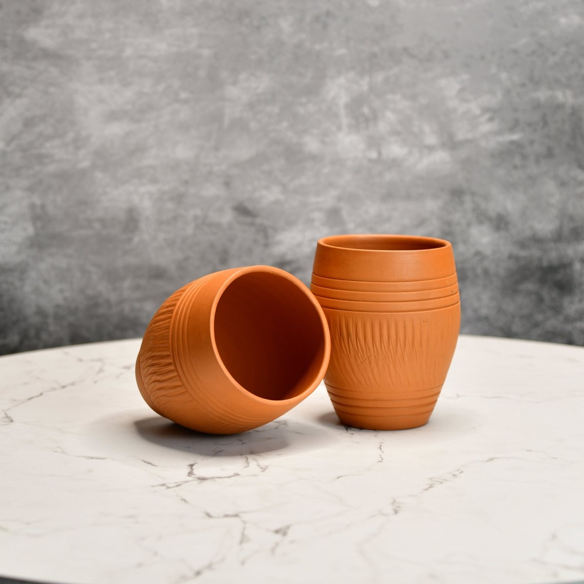Terracotta Lassi Mug Set: Artisanal Elegance, Functional Design. - Utensils - Sowpeace - glasses - New Arrivals