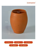 Terracotta Lassi Mug Set: Artisanal Elegance, Functional Design. - Utensils - Sowpeace - Terracotta Lassi Mug Set: Artisanal Elegance, Functional Design. - Terr - Uten - Terr - LMSC2 - Sowpeace