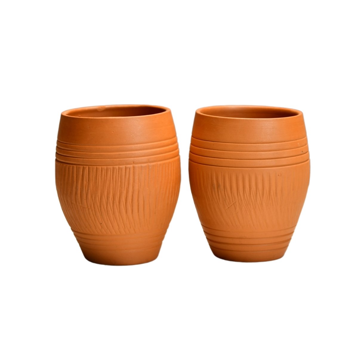 Terracotta Lassi Mug Set: Artisanal Elegance, Functional Design. - Utensils - Sowpeace - glasses - New Arrivals