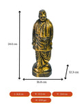 Terracotta Netaji Statue: Artisan - Made Tabletop Decor Masterpiece - terracotta tabletop - Sowpeace - Terracotta Netaji Statue: Artisan - Made Tabletop Decor Masterpiece - Terr - Terr - TT - TNS - Sowpeace