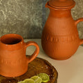 Terracotta Plain Coffee Mug Curved - Sowpeace - New Arrivals - Terracotta Coffee mug