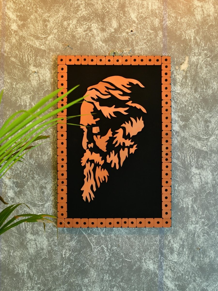 Terracotta Rabindranath Wall Art: Artisan Home Delight