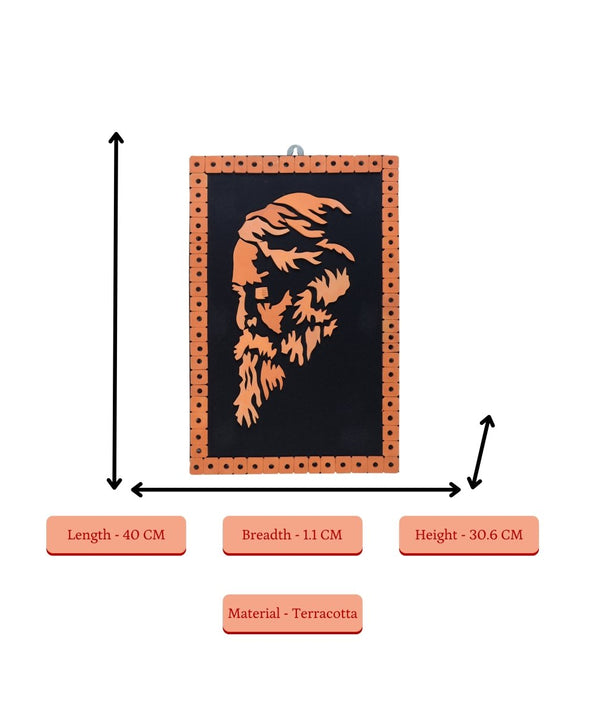 Terracotta Rabindranath Wall Art: Artisan Home Delight — image 4