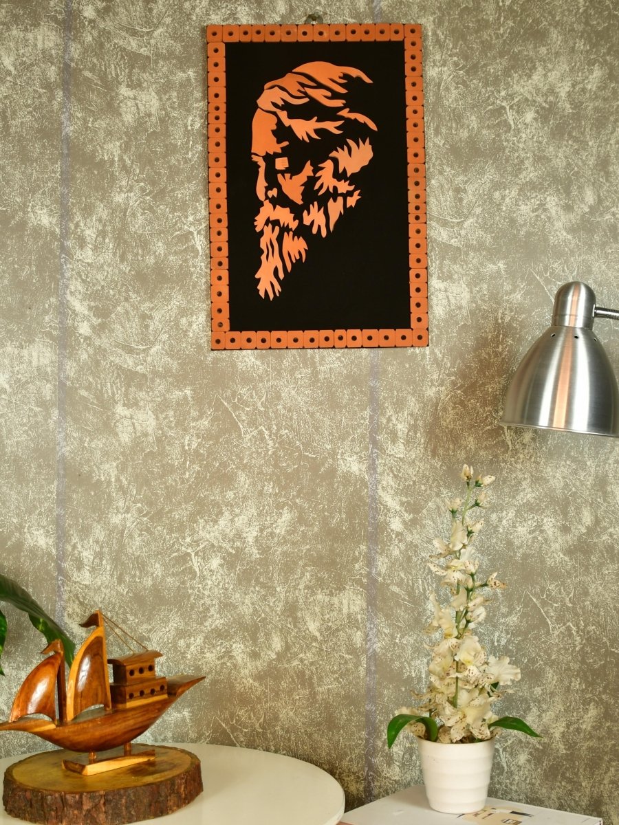 Terracotta Rabindranath Wall Art: Artisan Home Delight