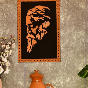 Terracotta Rabindranath Wall Art: Artisan Home Delight - Sowpeace - Terracotta Rabindranath Wall Art: Artisan Home Delight - Terr - WART - SANJ - RBNT - Sowpeace