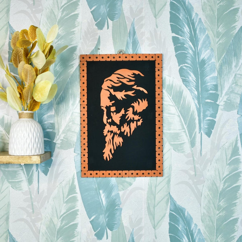 Terracotta Rabindranath Wall Art: Artisan Home Delight – view 2