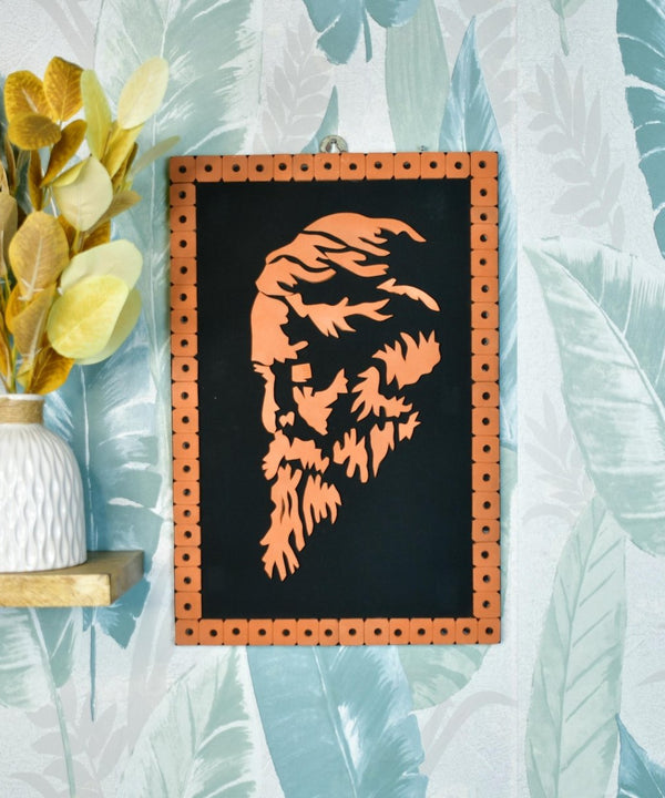 Terracotta Rabindranath Wall Art: Artisan Home Delight — image 5