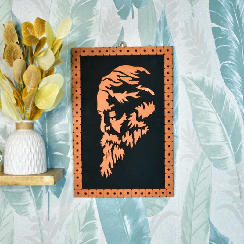 Terracotta Rabindranath Wall Art: Artisan Home Delight – view 5