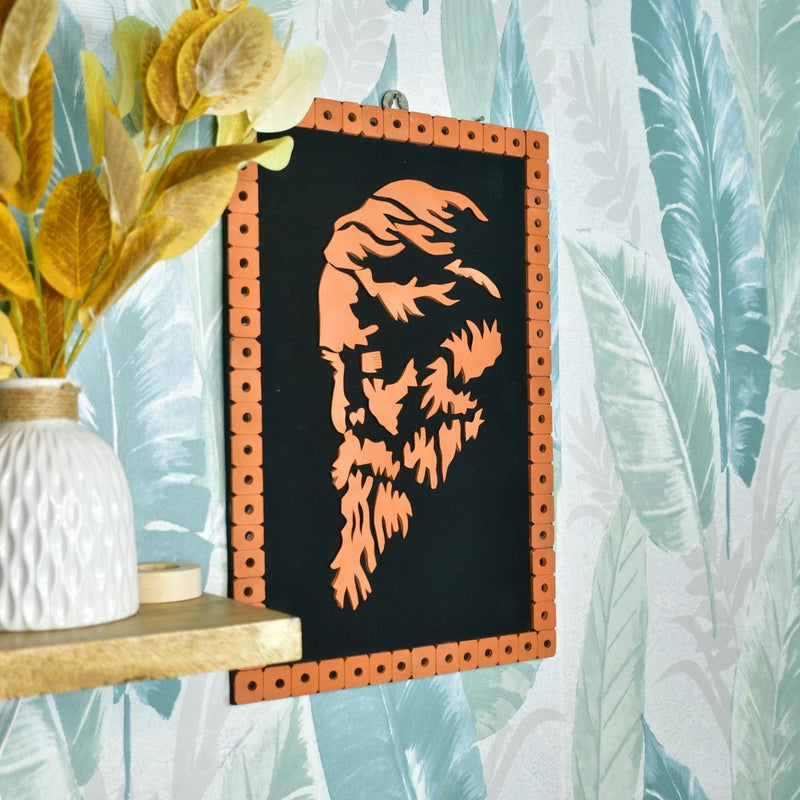 Terracotta Rabindranath Wall Art: Artisan Home Delight – view 6