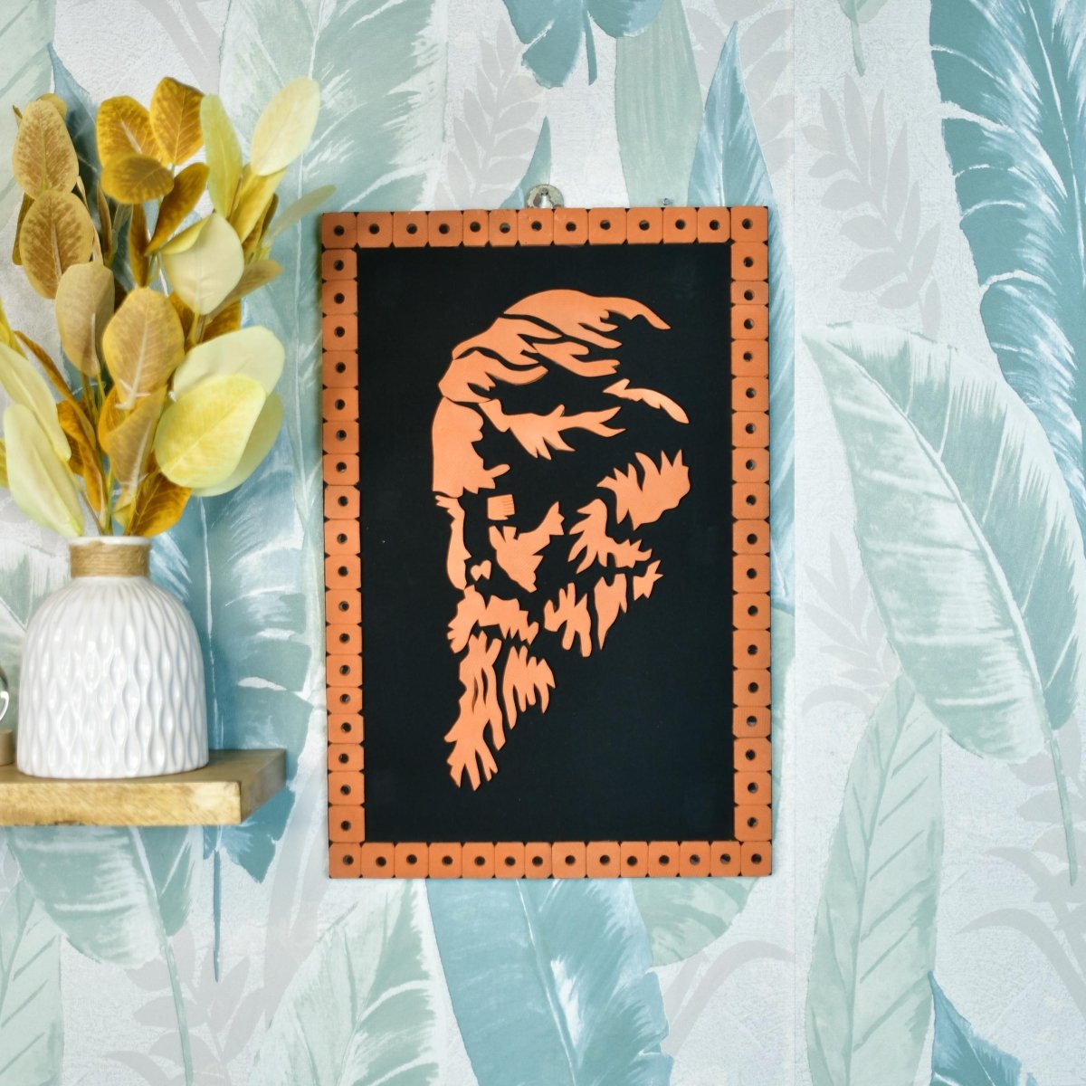 Terracotta Rabindranath Wall Art: Artisan Home Delight