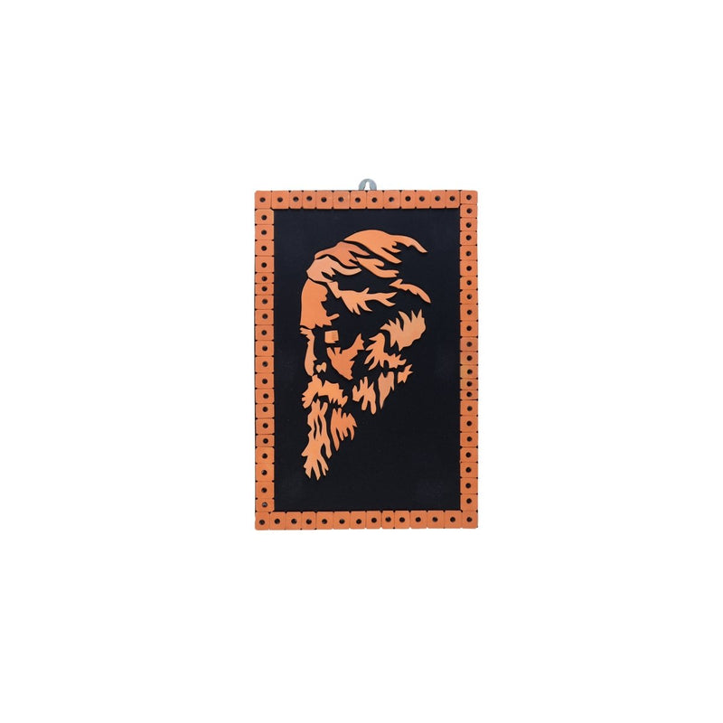 Terracotta Rabindranath Wall Art: Artisan Home Delight – view 7
