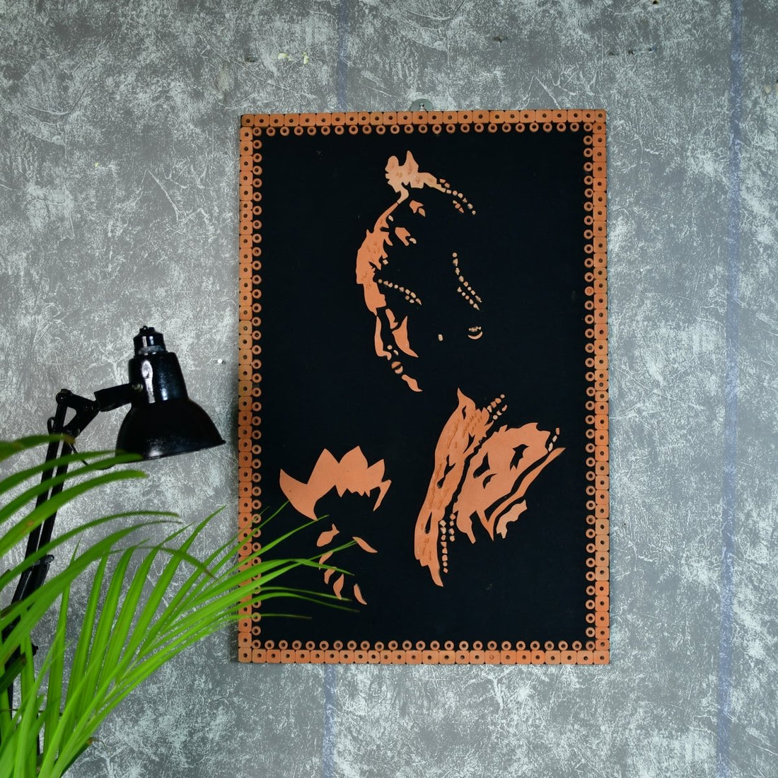 Terracotta Shadowed Lady Wall Art: Artisan Elegance for Home - Sowpeace - New Arrivals - Terracotta Wall Art