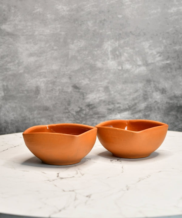 Terracotta Square Serving Bowl: Artistic Kitchen Elegance — image 2
