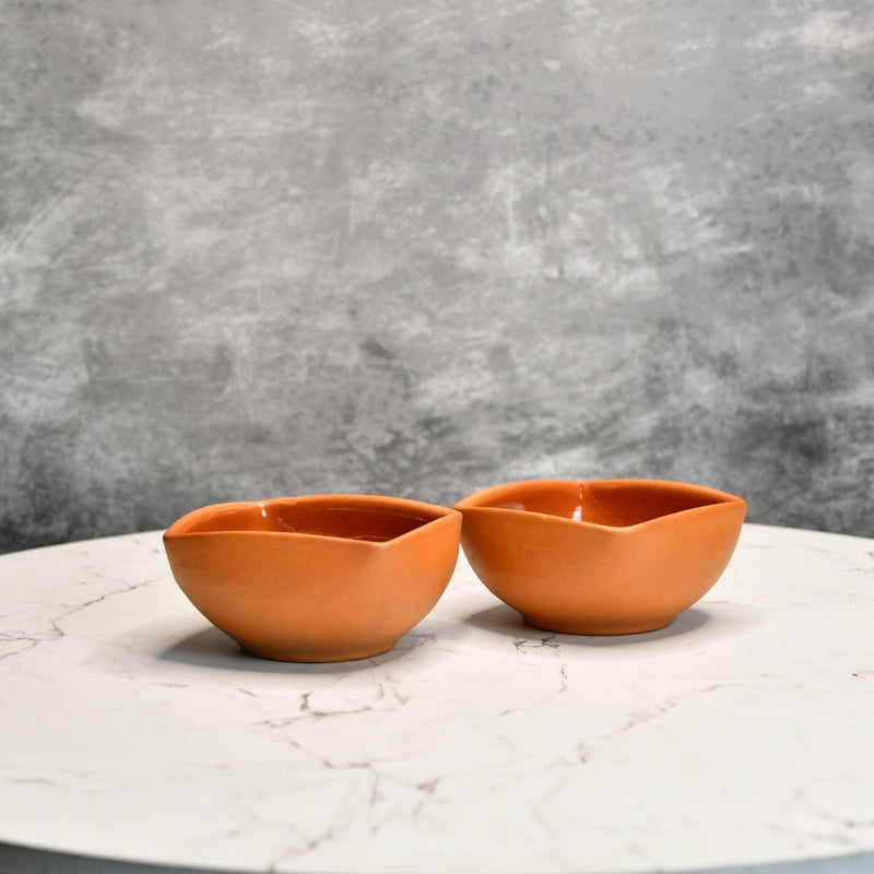 Terracotta Square Serving Bowl: Artistic Kitchen Elegance – view 2