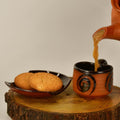 Terracotta Tea Cup Leaf - cups - Sowpeace - New Arrivals - Terracotta Tea set