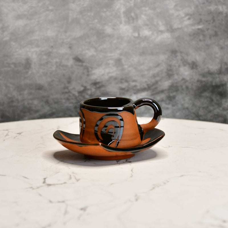 Terracotta Tea Cup Leaf – view 7