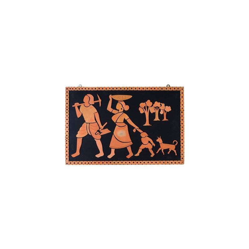 Terracotta Tribal Couple: Artisan Home Decor Statement – view 7