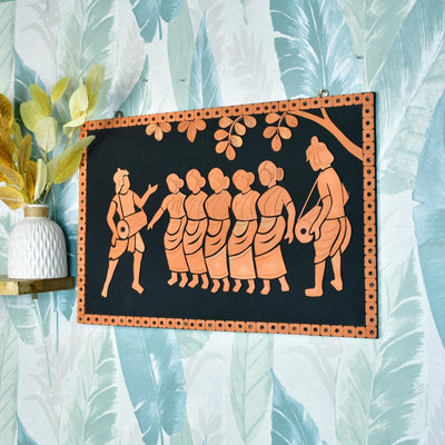 Terracotta Tribal Dance: Artisan Home Decor Elegance and Culture