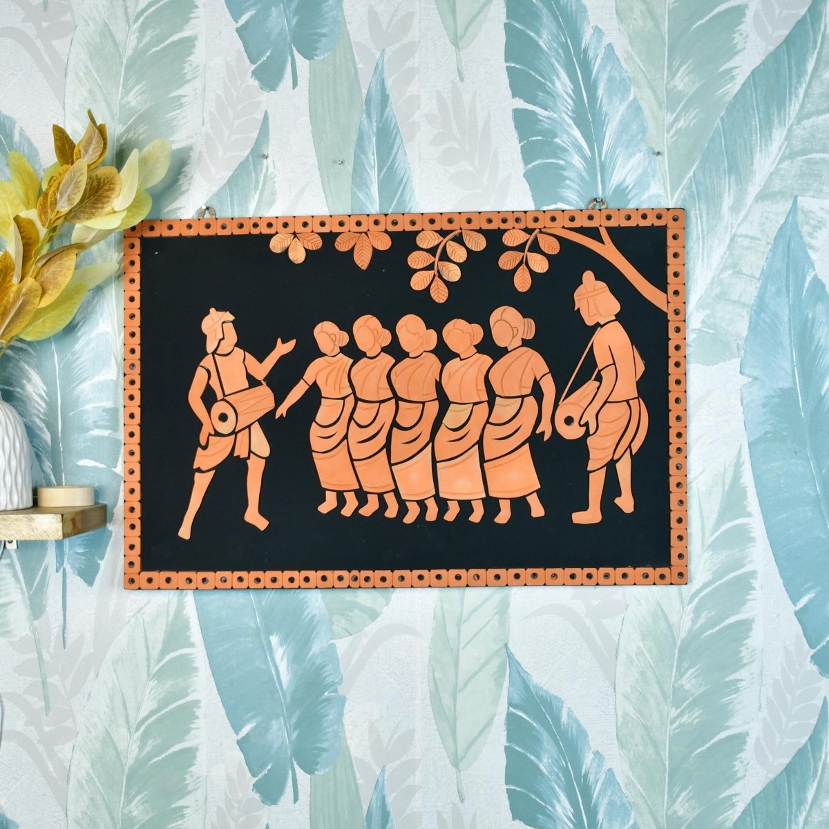 Terracotta Tribal Dance: Artisan Home Decor Elegance and Culture - Sowpeace - New Arrivals - Terracotta