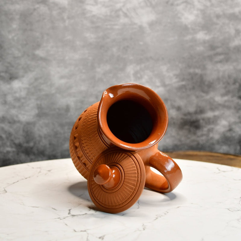 Terracotta Water Jug: Artisan Elegance for Home and Kitchen – view 6