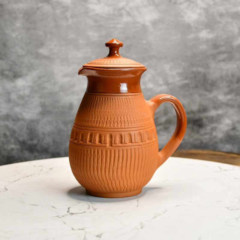 Terracotta Water Jug: Artisan Elegance for Home and Kitchen – view 1