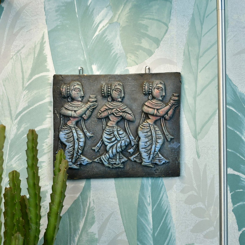 Tribal Essence: Artisan Terracotta Abstract Wall Art for Home – view 1