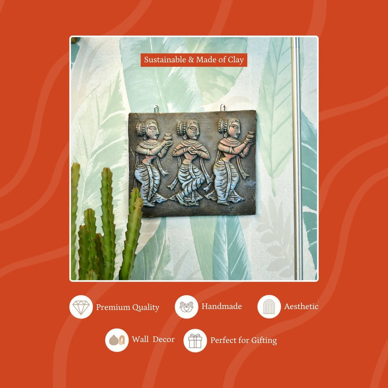 Tribal Essence: Artisan Terracotta Abstract Wall Art for Home – view 3