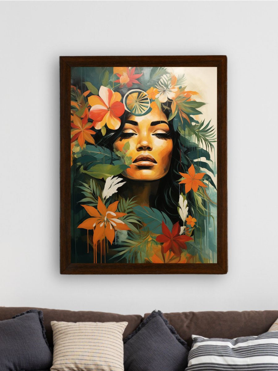 Unwind with Floral Dreams: Sowpeace Handcrafted Canvas Prints – Premium Indian-Inspired Art for Modern and Stylish Interiors