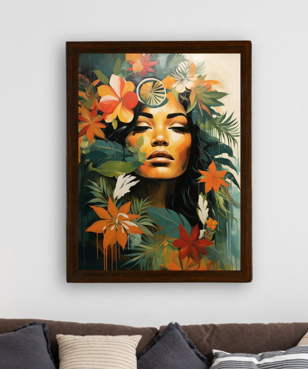 Unwind with Floral Dreams: Sowpeace Handcrafted Canvas Prints – Premium Indian-Inspired Art for Modern and Stylish Interiors — image 3