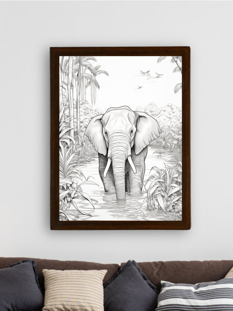 Unwind with Nature's Rhythm: Sowpeace Handcrafted Prints – Premium Indian-Inspired Canvas Art for Elegant Home Decor – view 3