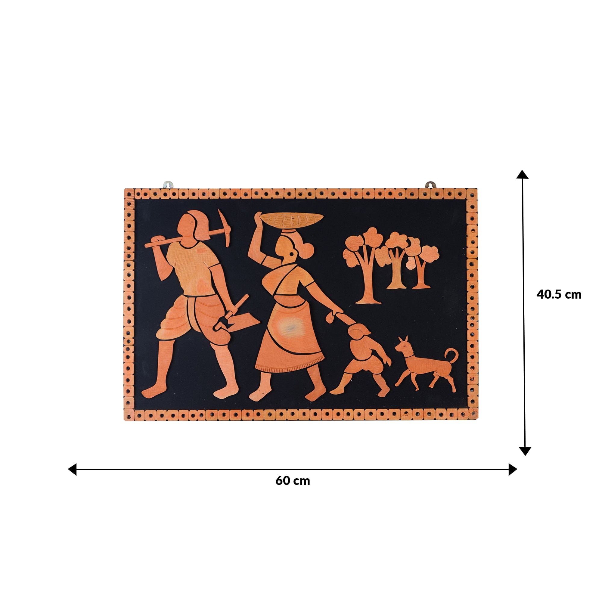 Terracotta Tribal Couple: Artisan Home Decor Statement