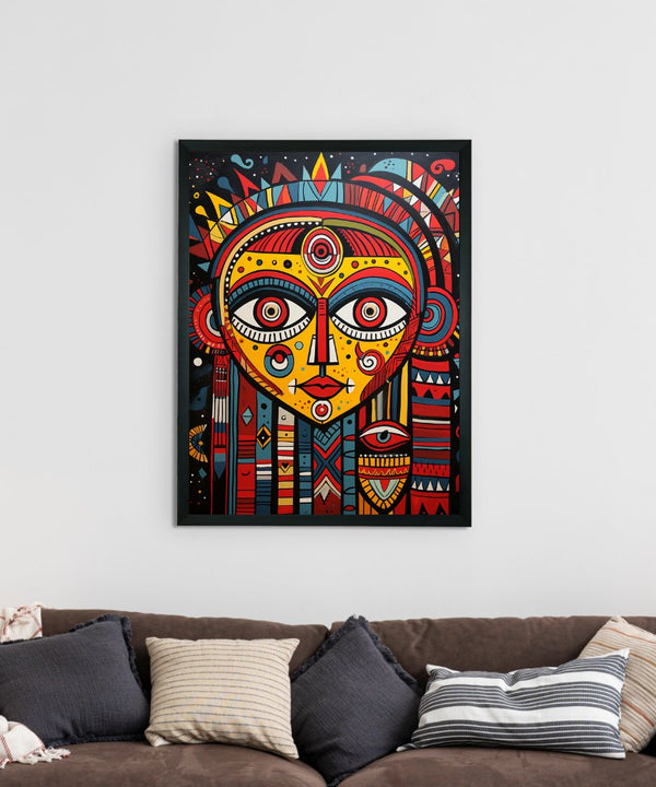 Unveiling Inner Worlds: Sowpeace Handcrafted Canvas – Premium Indian-Inspired Art for Modern and Stylish Home Decoration — image 2