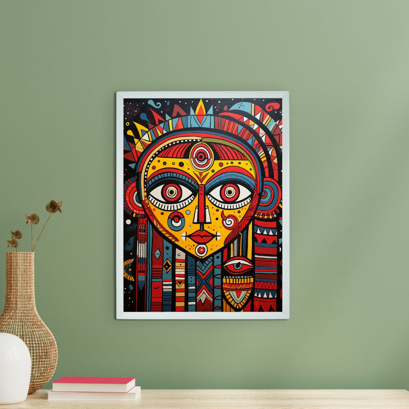 Unveiling Inner Worlds: Sowpeace Handcrafted Canvas – Premium Indian-Inspired Art for Modern and Stylish Home Decoration – view 1