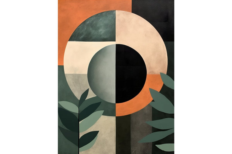 Sowpeace's Handcrafted Scandinavian Sphere Leaves Abstract Wall Art – Premium Canvas Prints for Contemporary Home Decor – view 15