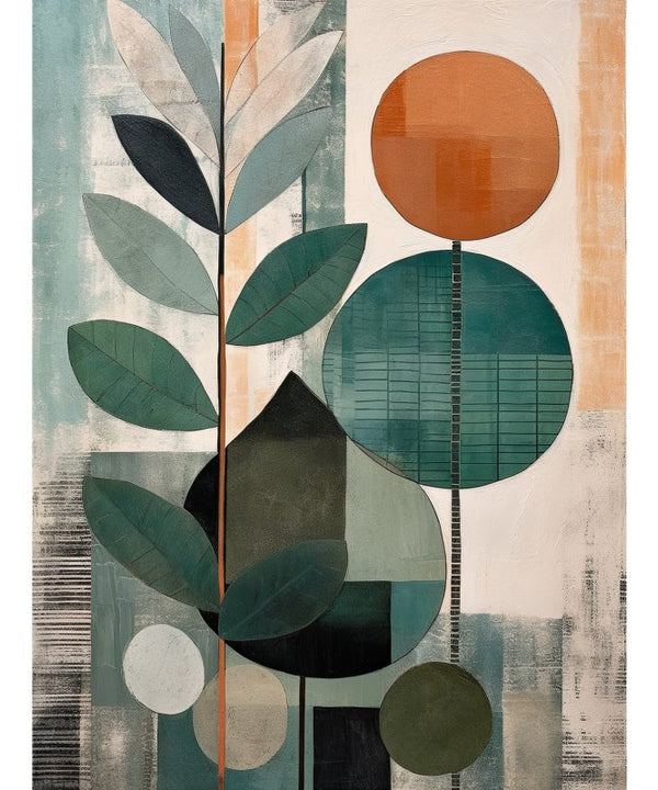 Sowpeace's Handcrafted Scandinavian Sphere Leaves Abstract Wall Art – Premium Canvas Prints for Contemporary Home Decor — image 14