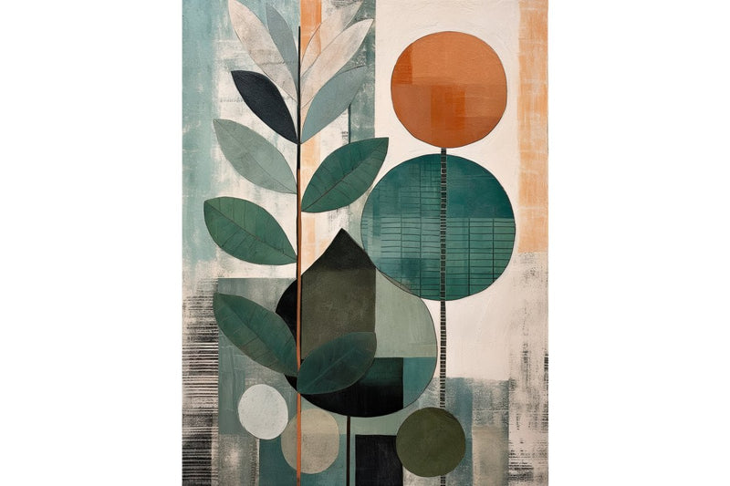 Sowpeace's Handcrafted Scandinavian Sphere Leaves Abstract Wall Art – Premium Canvas Prints for Contemporary Home Decor – view 14