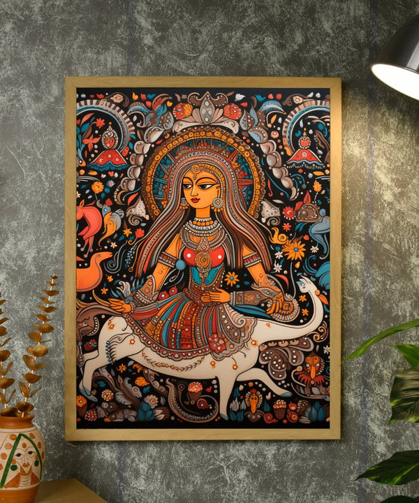 Cosmic Connections: Sowpeace Handcrafted Canvas Magic – Premium Indian-Inspired Art for Contemporary Home Decoration — image 2