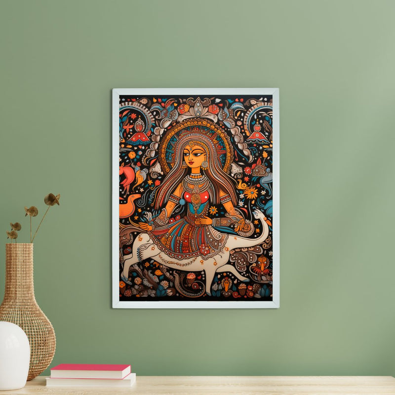 Cosmic Connections: Sowpeace Handcrafted Canvas Magic – Premium Indian-Inspired Art for Contemporary Home Decoration – view 3