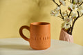 Etched Print Unglazed Terracotta Mug -Utensils-Sowpeace-Etched Print Unglazed Terracotta Mug-Terr-Uten-Terr-CMUGH-3-Sowpeace