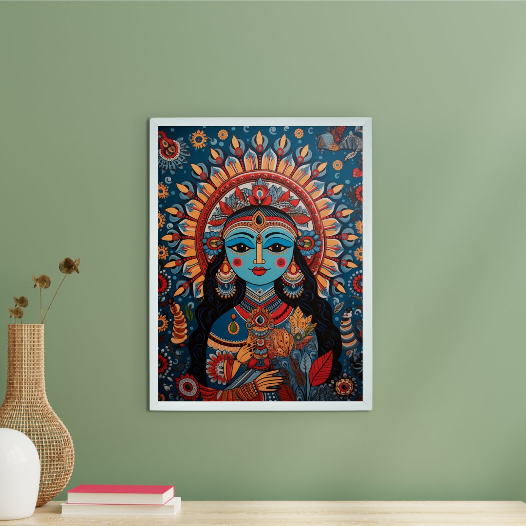 Find Your Inner Peace: Sowpeace Radha Print -Wall painting-Chitran by sowpeace-Find Your Inner Peace: Sowpeace Radha Print-CH-WRT-MBR-Sowpeace