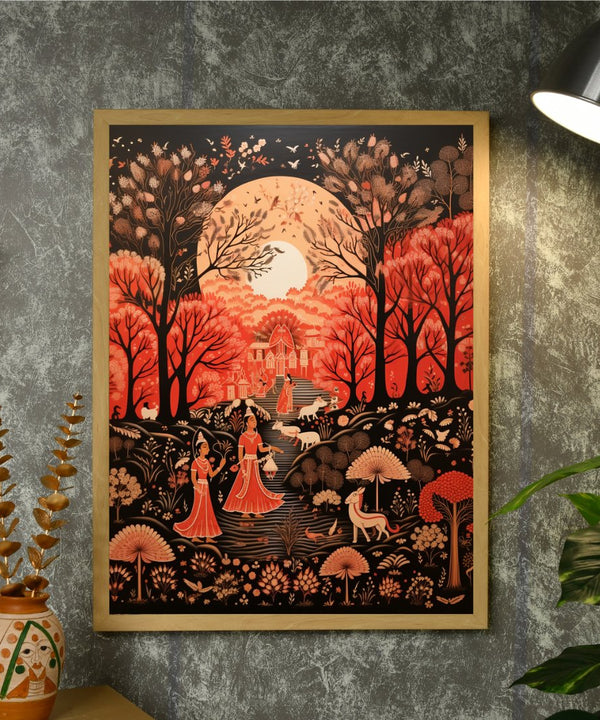 Find Your Rural Harmony: Sowpeace Handcrafted Canvas Prints – Premium Indian-Inspired Art for Elegant Home Decor — image 4